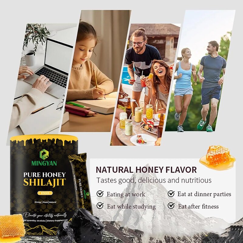 Shilajit Honey Sticks - Manufacturer OEM/ODM Himalayan Resin Sachet Private Label