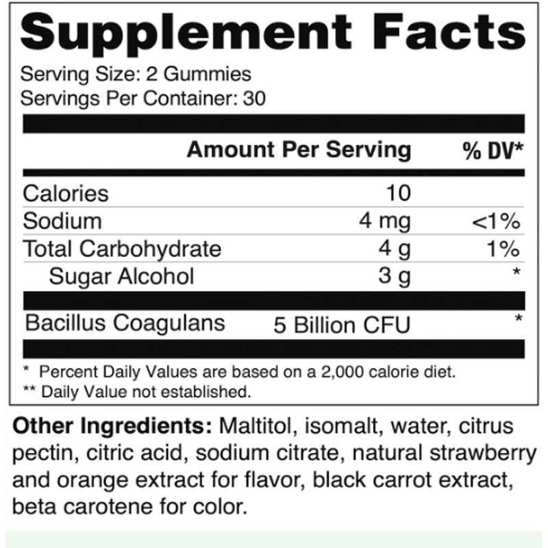 Probiotic Gummies - Manufacturer GMP Organic Bacillus Bifidobactenum Women Gut