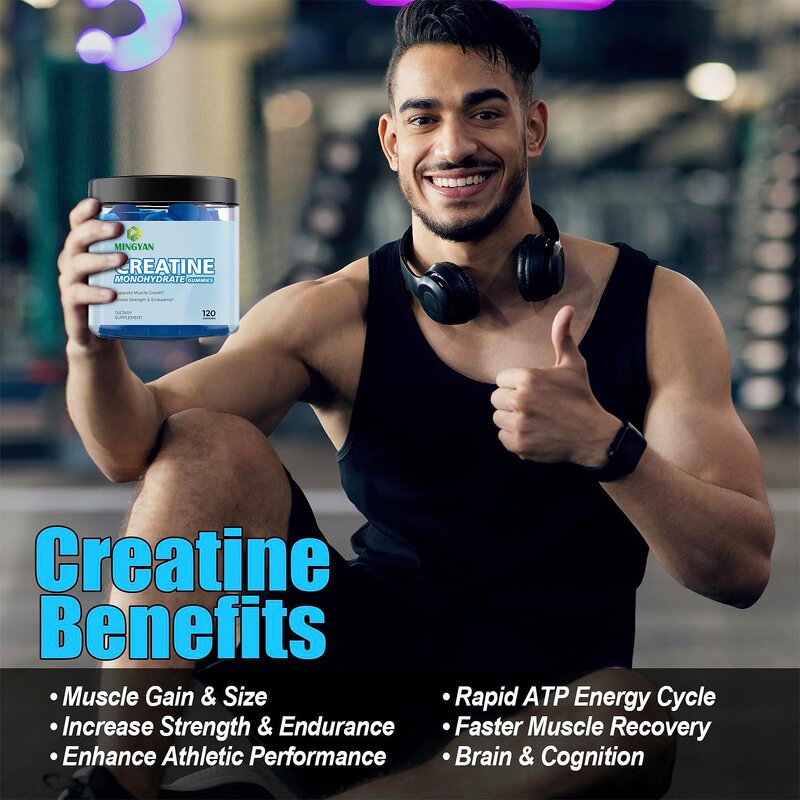 Creatine Gummy - Manufacturer OEM/ODM High-Potency L-Taurine Alpha GPC Muscle