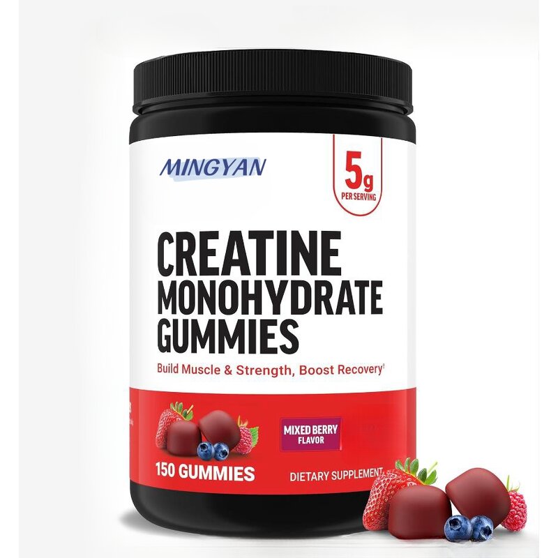 Creatine Gummies - Manufacturer Custom LOGO Monohydrate Muscle Gain Recovery