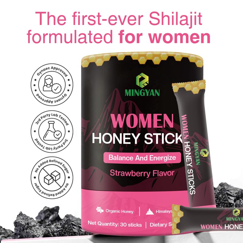 Honey Sticks - Manufacturer Women's Hormone Shilajit Shatavari Saffron Gynaec