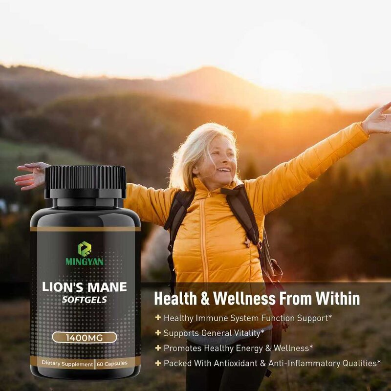 Lions Mane Capsules - Manufacturer OEM Private Label Extract 60 Count