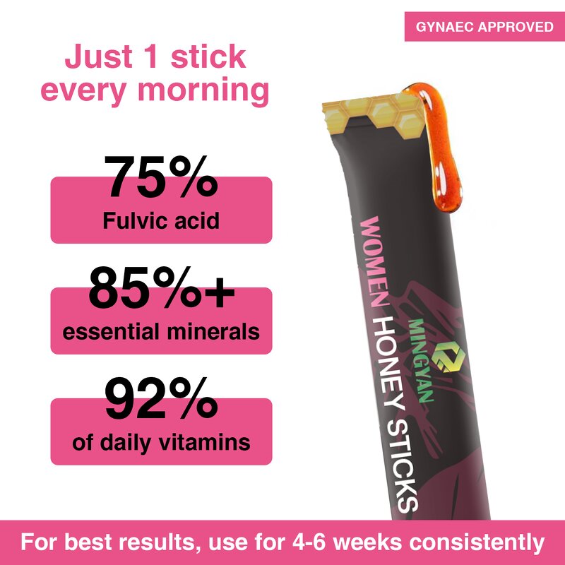 Honey Sticks - Manufacturer Women's Hormone Shilajit Shatavari Saffron Gynaec