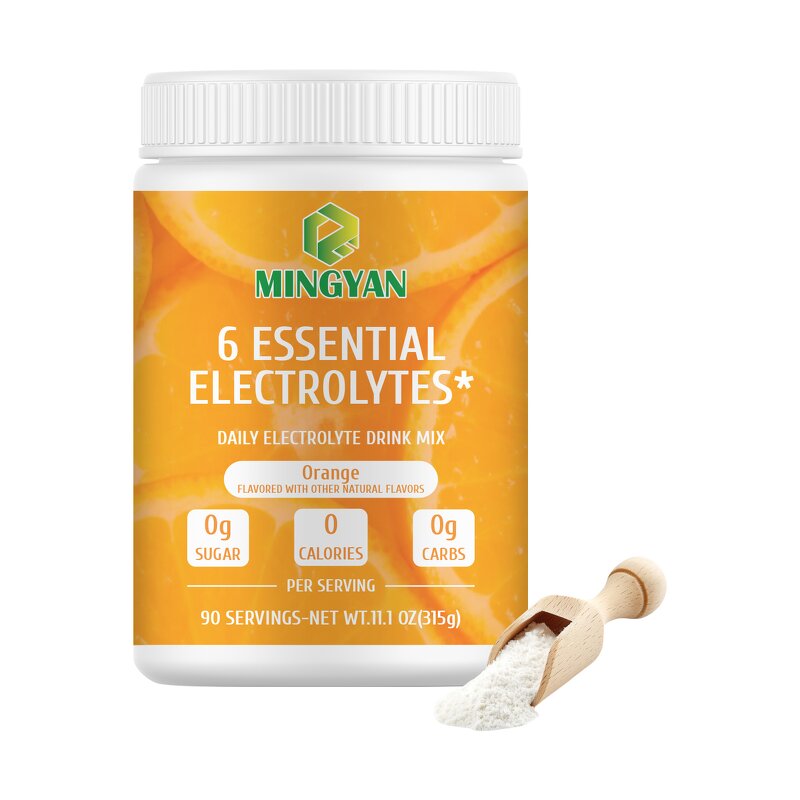 Electrolyte Powder - Manufacturer Vitamin C Zinc Orange 6 Electrolytes Hydration