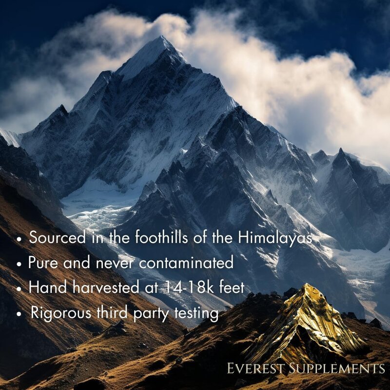 Shilajit Resin - Manufacturer Custom Everest Organic Wild-Harvested 85+Trace