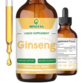 Panax Ginseng Drops - Manufacturer Organic Korean Root Overall Well-Being Immune