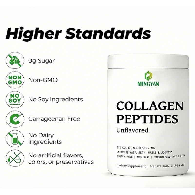 Collagen Peptides Powder - Manufacturer GMP 11g/Scoop Hair Skin Nail Joint