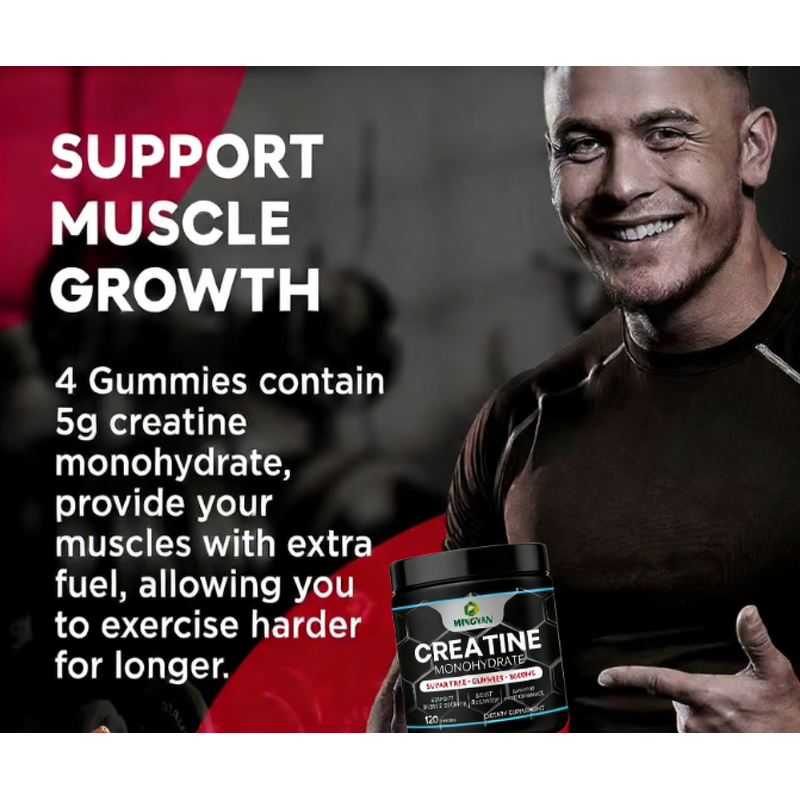 Creatine Gummies - Manufacturer Private Label 5000mg Pre-Workout Sports Adult