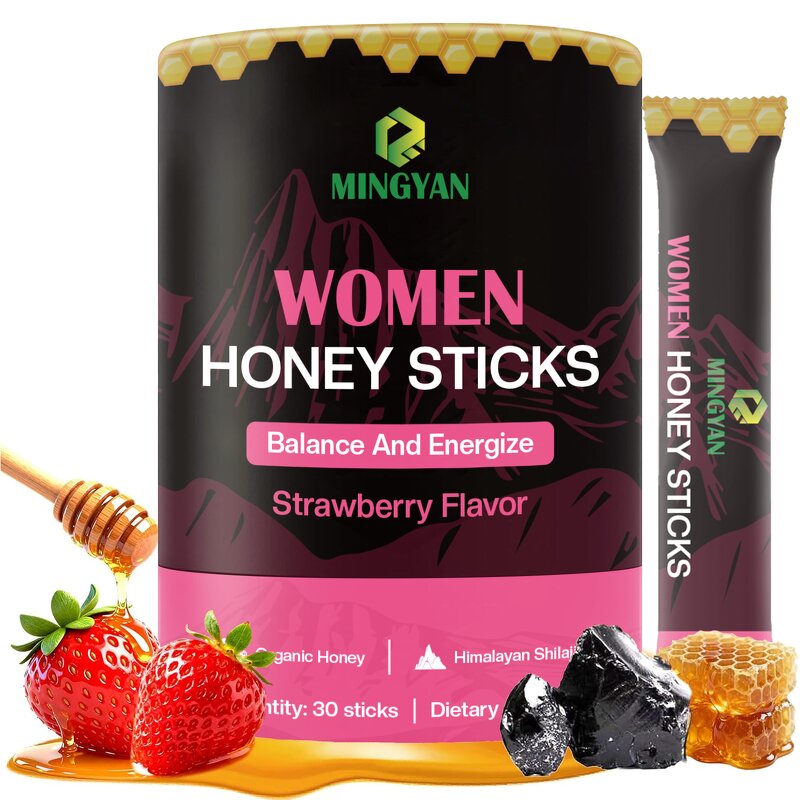 Honey Sticks - Manufacturer Women's Hormone Shilajit Shatavari Saffron Gynaec