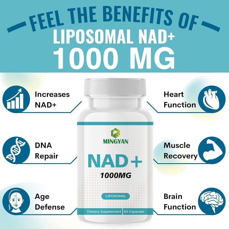 Liposomal NAD+ Capsules - Manufacturer OEM/ODM 1000mg 60Ct Anti-Aging Senior