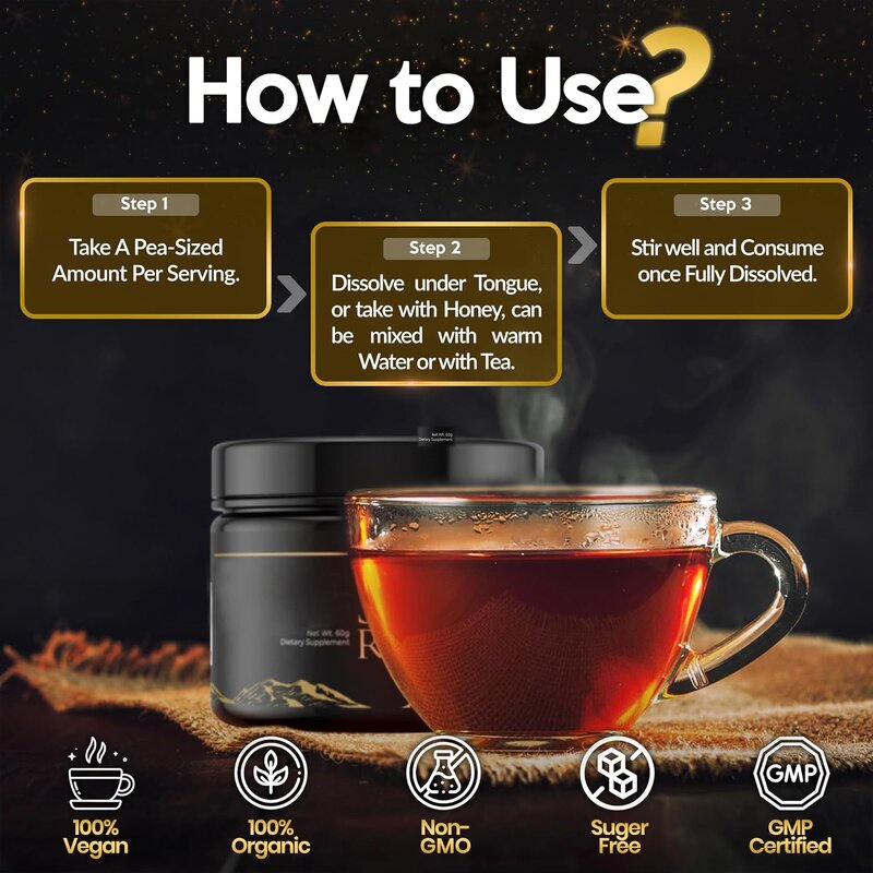 Shilajit Resin - Manufacturer Private Label Himalayan 85+Trace 75%Fulvic Acid