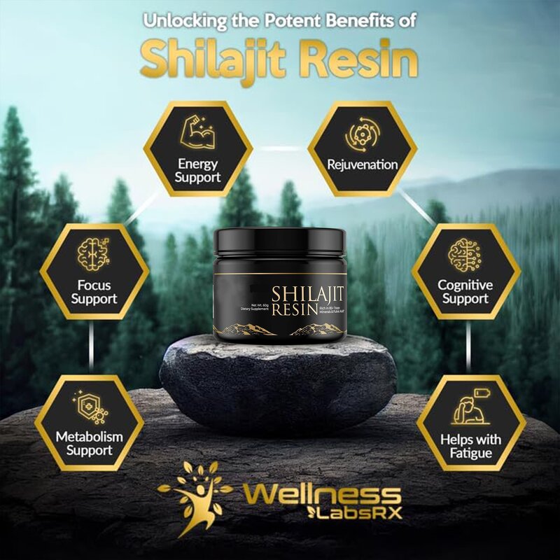 Shilajit Resin - Manufacturer Private Label Himalayan 85+Trace 75%Fulvic Acid