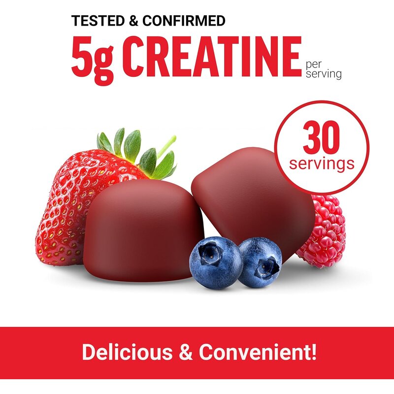 Creatine Gummies - Manufacturer Custom LOGO Monohydrate Muscle Gain Recovery
