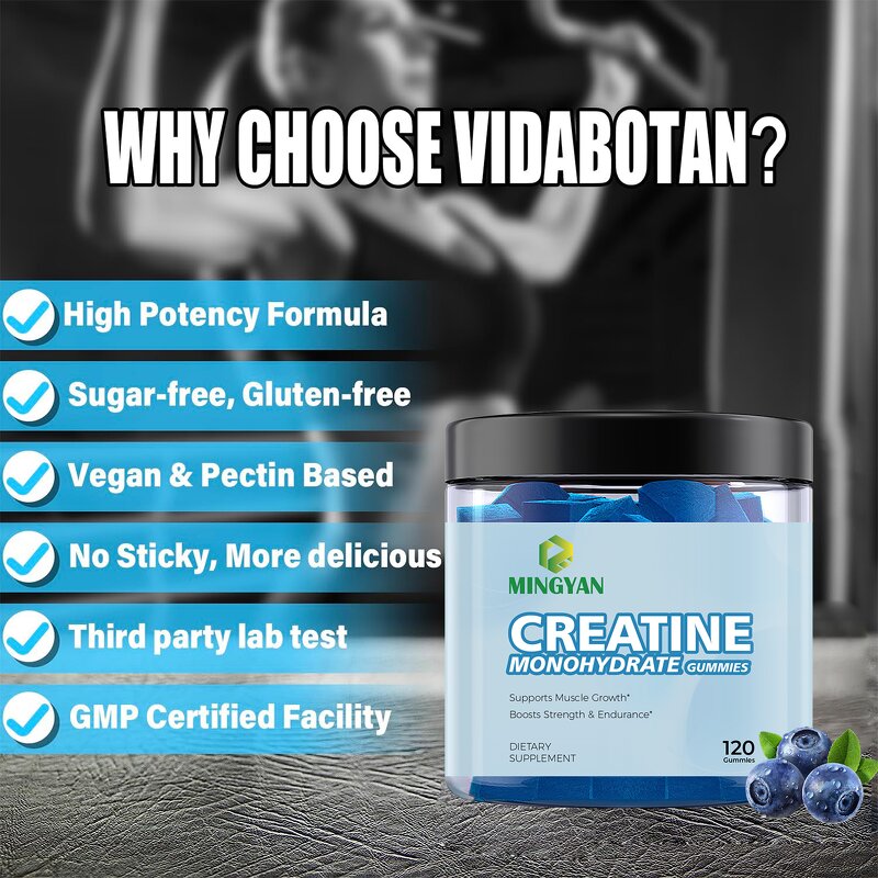 Creatine Gummy - Manufacturer OEM/ODM High-Potency L-Taurine Alpha GPC Muscle