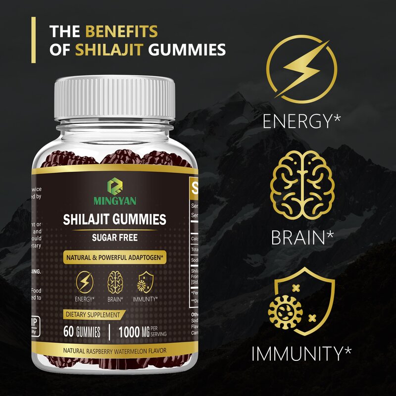Shilajit Gummies - Manufacturer OEM Factory Himalayan 85+Trace Non-Pregnant