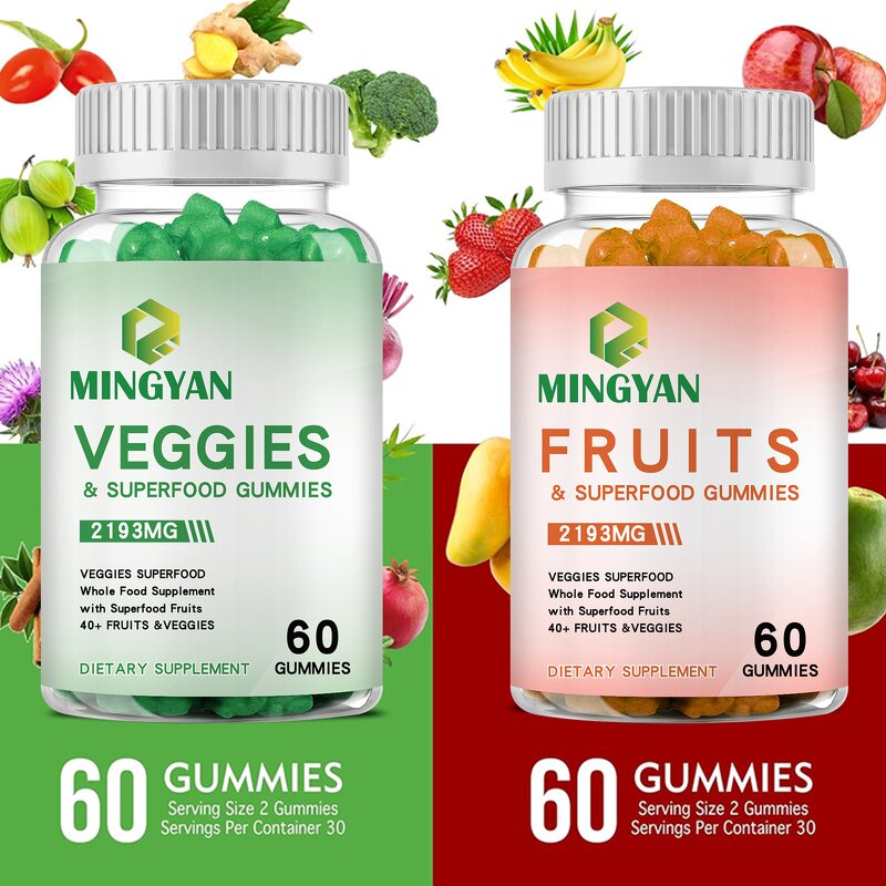 Fruit Veggie Gummies - Manufacturer Superfood Adult Kids Overall Wellness Vitamin