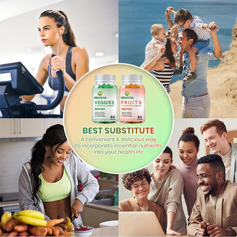 Fruit Veggie Gummies - Manufacturer Superfood Adult Kids Overall Wellness Vitamin