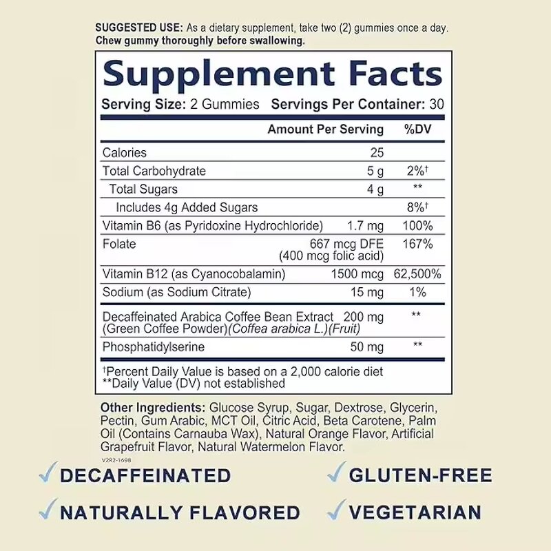 Brain Health Gummies - Manufacturer OEM/ODM Memory Support Brain Booster Dietary