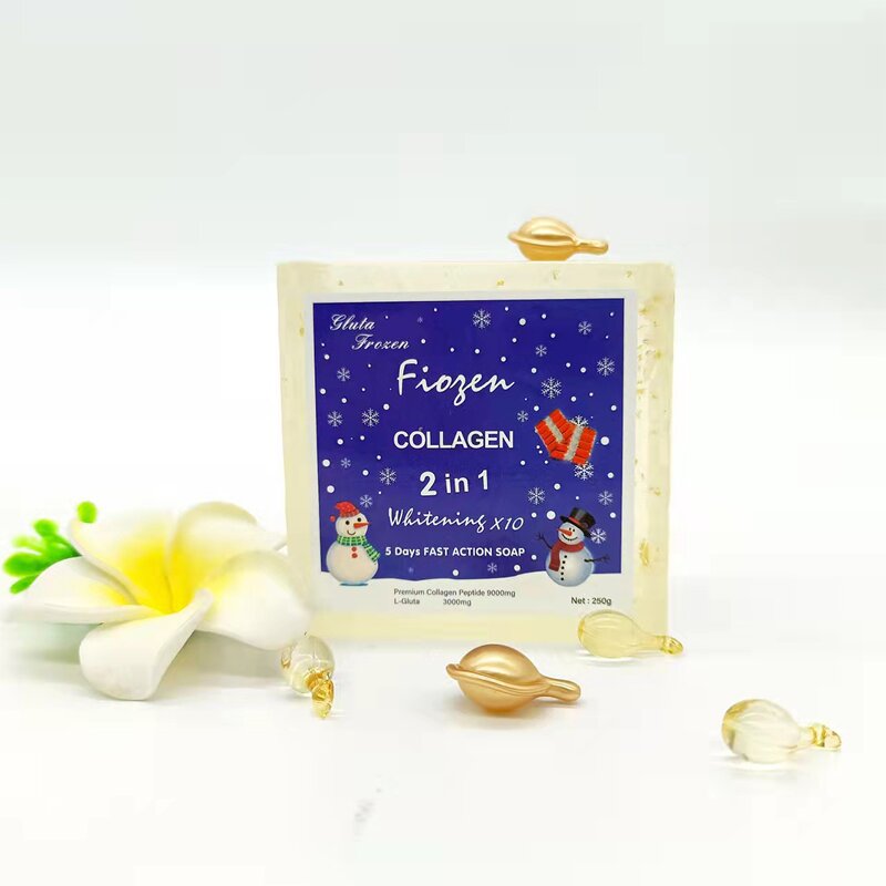 Frozen Collagen Soap - Manufacturer 2 in 1 5D Gluta Fast Action Anti Tache 50g