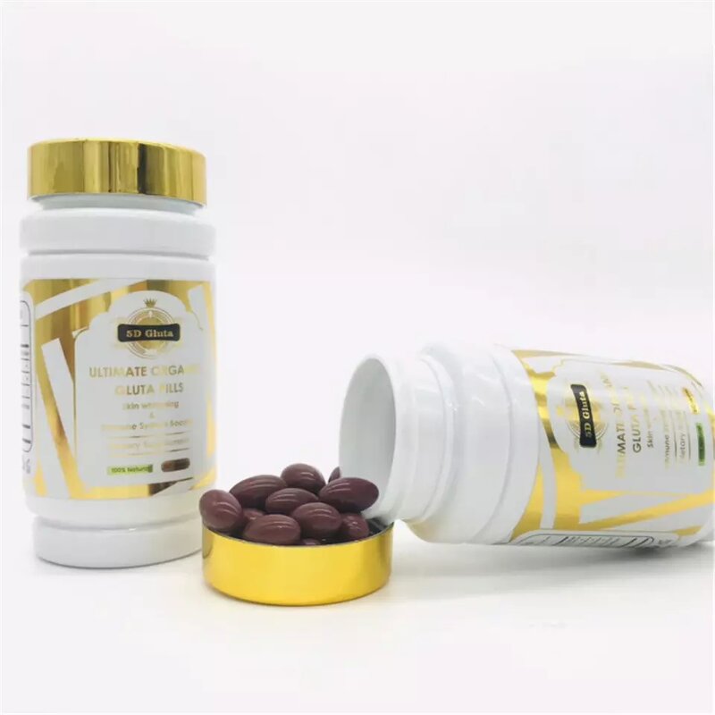 Glutathione Capsules - Manufacturer Vitamin Collagen Anti Aging Custom Logo Whitening