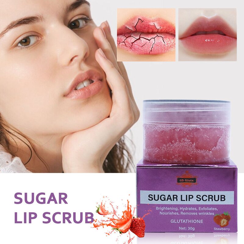 Pink Lip Scrub - Manufacturer Custom Private Label Brightening Hydrating Repair
