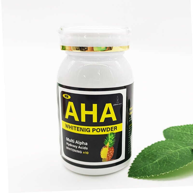 AHA Whitening Powder - Manufacturer Eliminating Wrinkles 100g for Black Skin