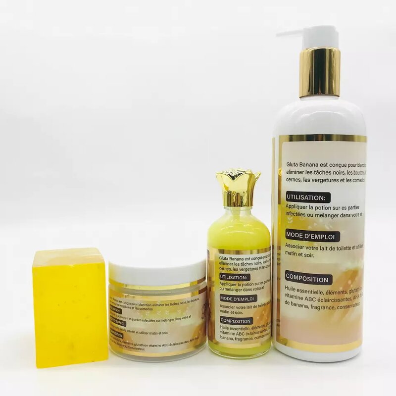 Banana Skin Set - Manufacturer Private Label Gluta Whitening Ladies Women Skincare