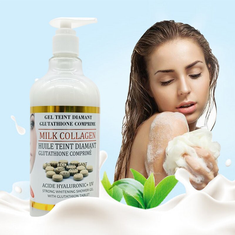 Shower Gel - Manufacturer Private Label Milk Collagen Liquid Lightening Exfoliating