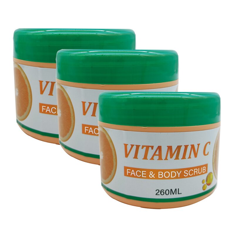 Collagen Vitamin C Scrub - Manufacturer Best Whitening Face Body Scrub 260 ML
