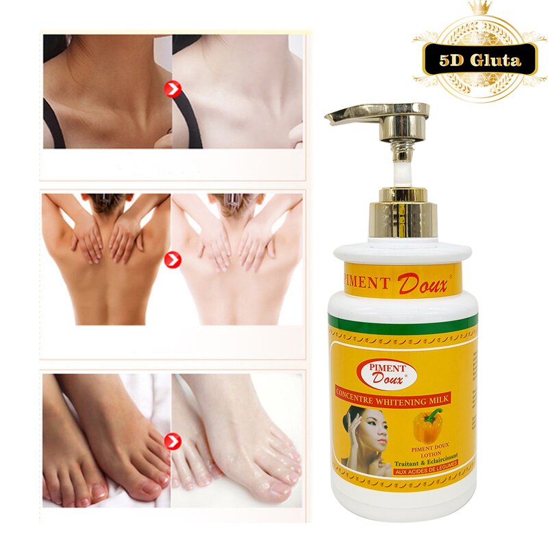 Piment Doux Lotion - Manufacturer 5 Days Concentre Whitening Milk Legumes Acids Dryness