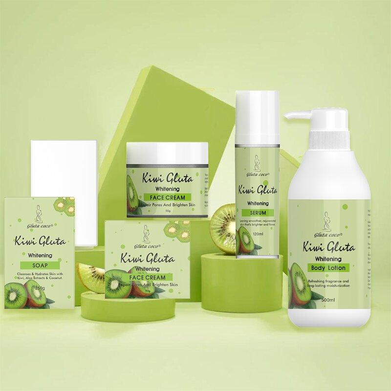 Kiwi Gluta Skin Set - Manufacturer OEM Whitening Repair Pores Long-lasting Moisturization