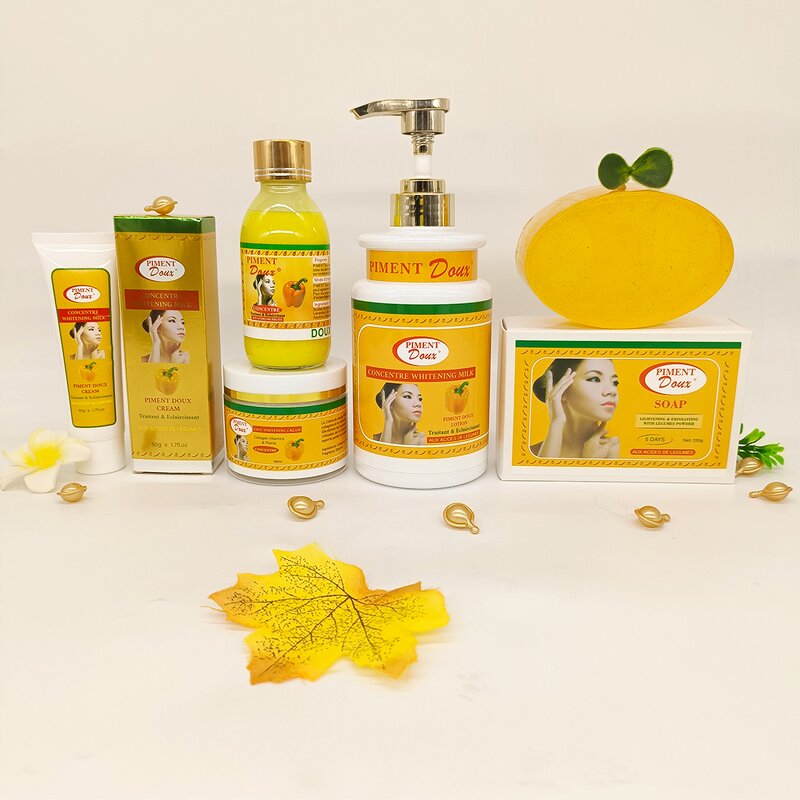 Piment Doux Set - Manufacturer 5 Days Lightening Exfoliating Legumes Powder Blemishes