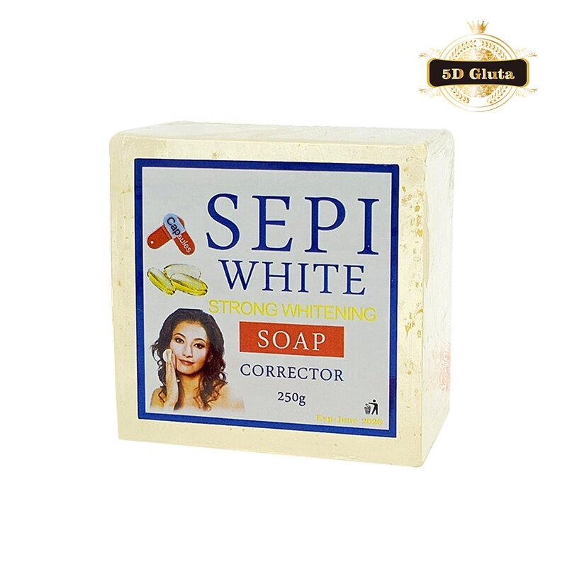 Sepi White Soap - Manufacturer 5D Gluta Strong Whitening Corrector Even Tone Nourishing