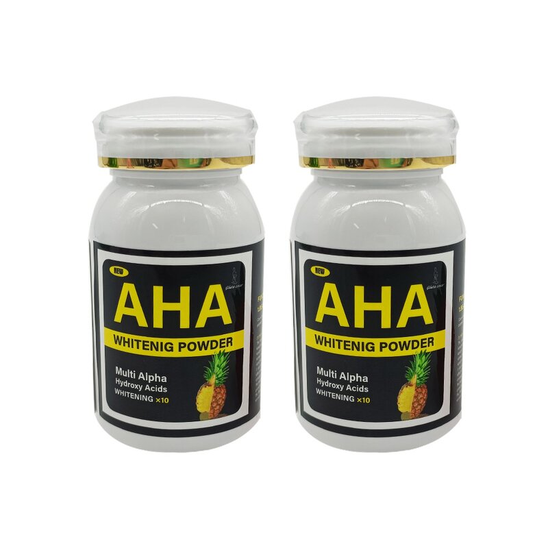 AHA Whitening Powder - Manufacturer Eliminating Wrinkles 100g for Black Skin
