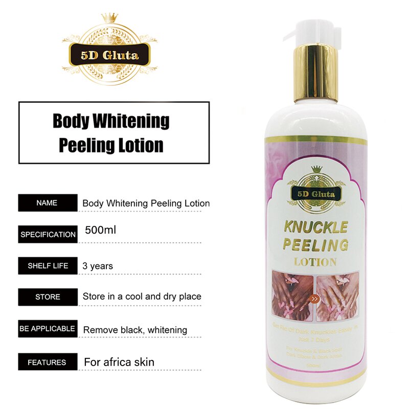 Knuckle Peeling Lotion - Manufacturer Miracle Whitening Elbow Knee Half Cast 500ml