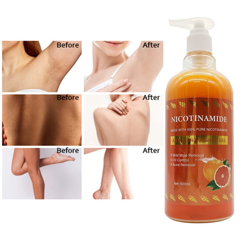 5D Gluta Shower Gel - Manufacturer Nicotinamide 100% Pure Whitening Anti Wrickles