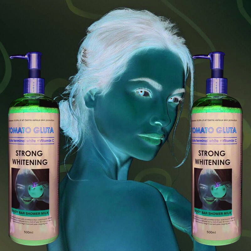 Tomato Gluta Shower Gel - Manufacturer 500ml Vitamin C SPF60 Remove Dead Skin