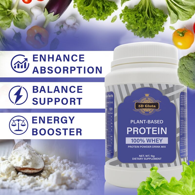 Whey Isolate Powder - Manufacturer 100% Muscle Building Workout Gym Protein Supplement