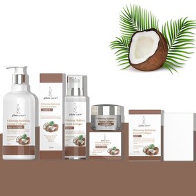Coconut Facial Kit - Manufacturer OEM Whitening Collagen Anti-wrinkle Firming Skin Set