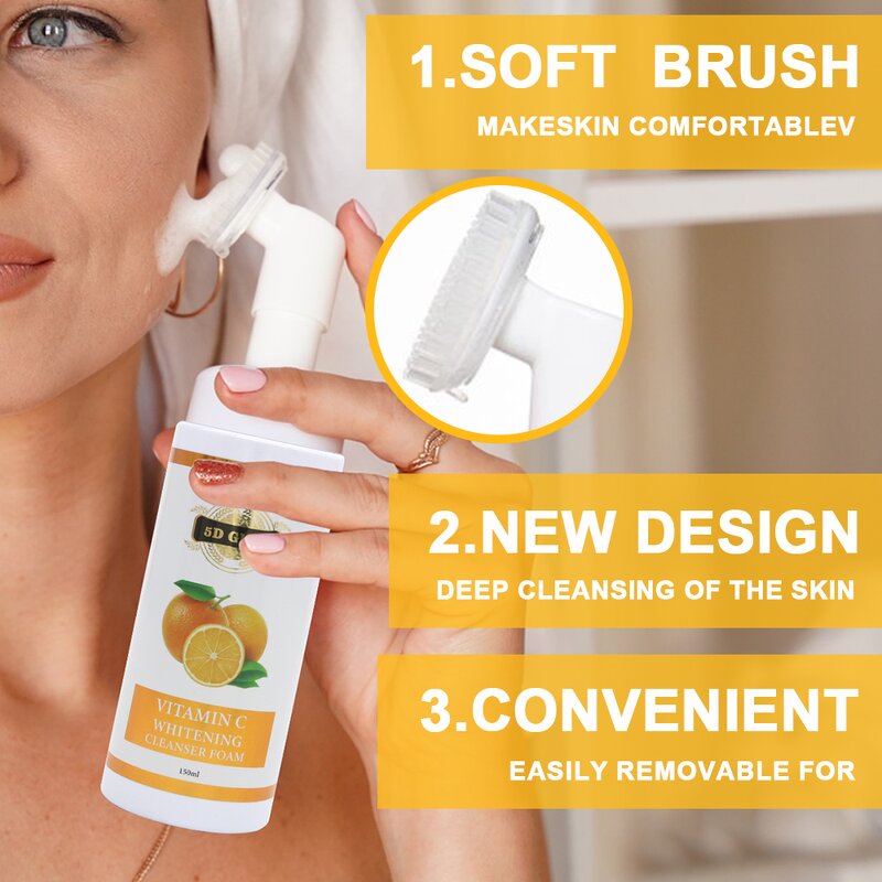 Vitamin C Face Wash - Manufacturer Factory OEM Lighteining Whitening Custom Cleanser