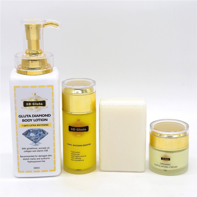 5D Gluta Skin Set - Manufacturer 7 Days Super Whitening Bleaching African Half Cast