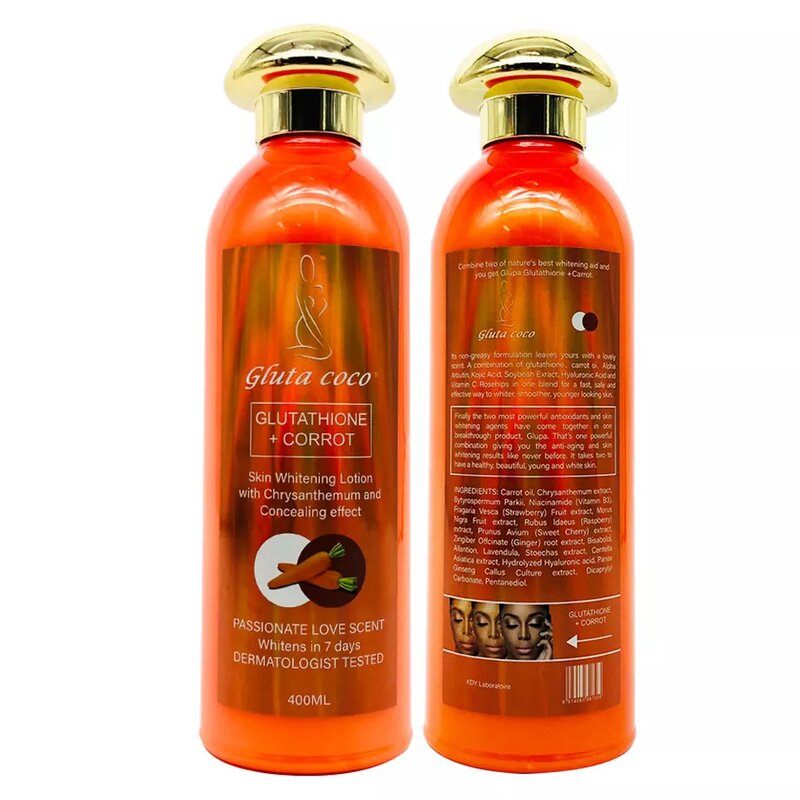 5D Gluta Lotion - Manufacturer Fast Whitening Carrot Kojic Vitamin C Private Label