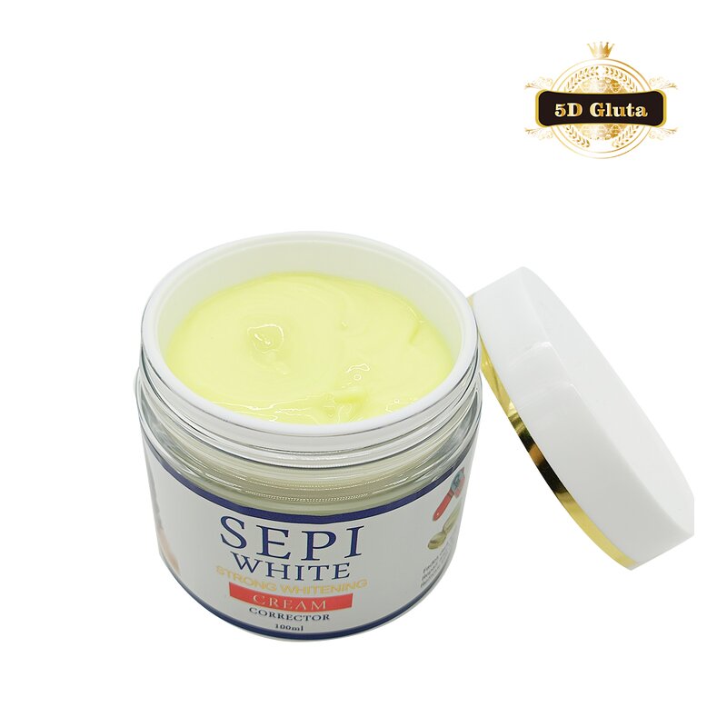 5D Gluta Sepi White Cream - Manufacturer Strong Whitening Corrector Even Tone Nourishing