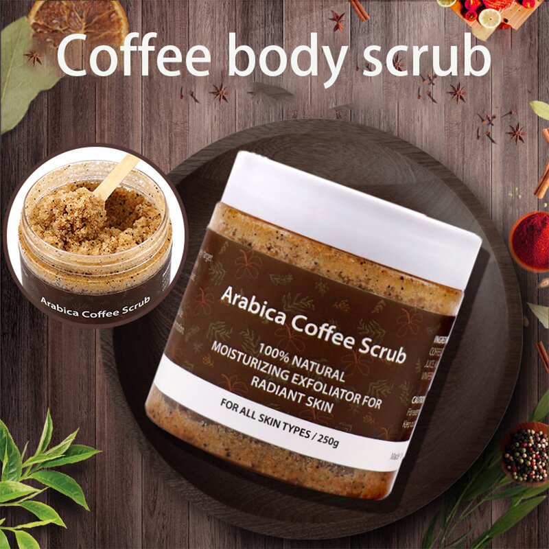 Arabica Coffee Scrub - Manufacturer 100% Natural Moisturizing Exfoliator 250g