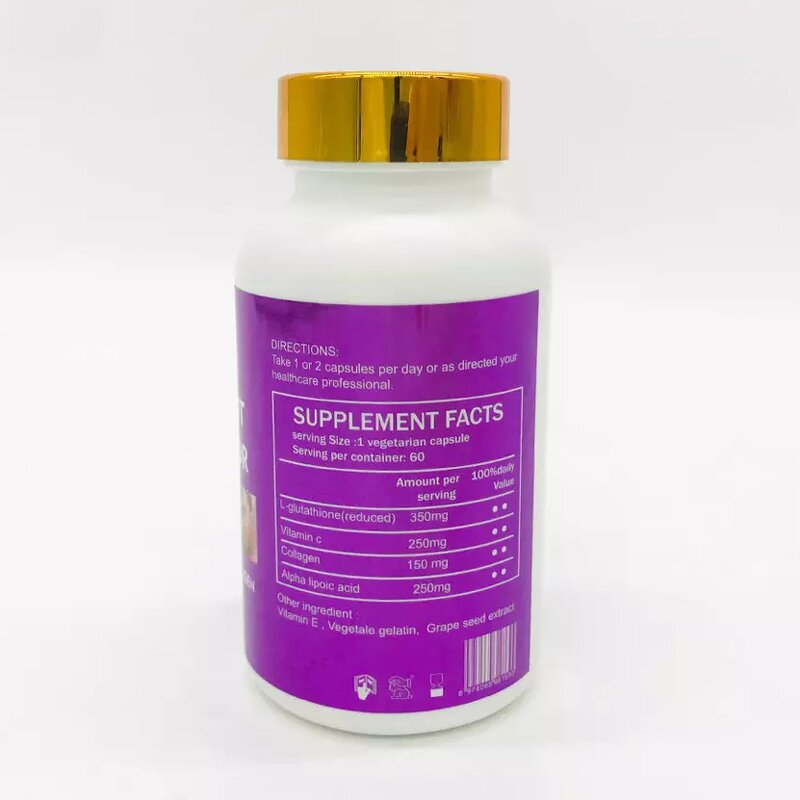 5D Gluta Capsules - Manufacturer OEM Dark Spot Corrector Vitamin E Remove Melanin