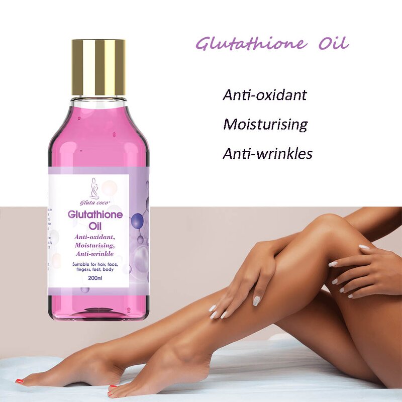 5D Gluta Oil - Manufacturer Moisturizing Anti-oxidant Anti-wrinkle Organic 200 ml