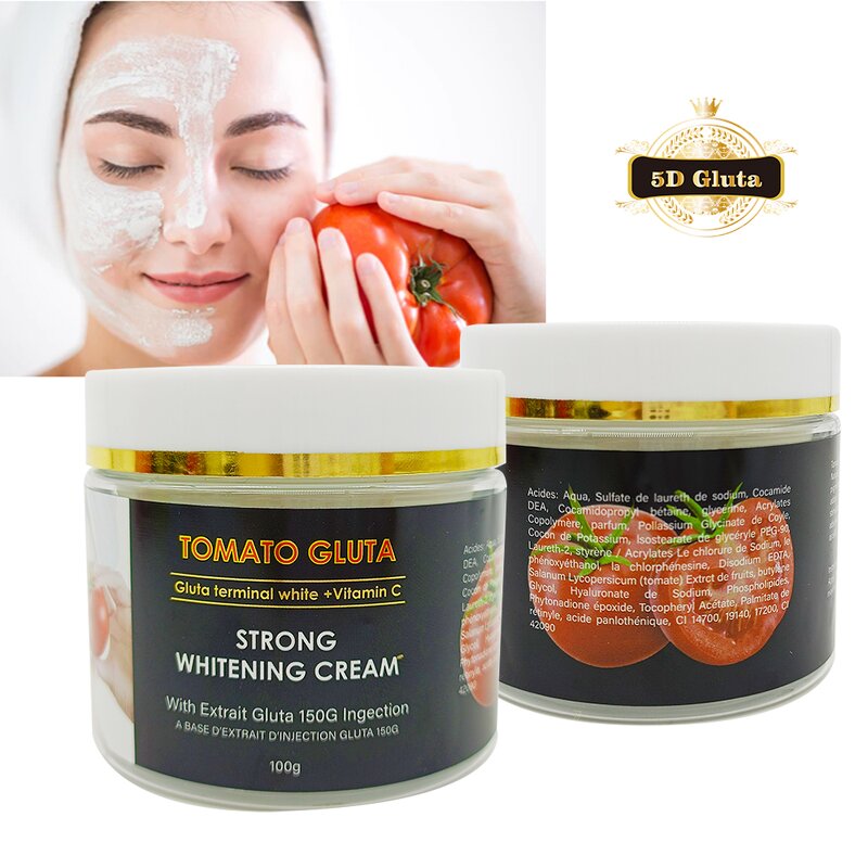Tomato Gluta Cream - Manufacturer 5 Days Vitamin C Terminal White Strong Whitening