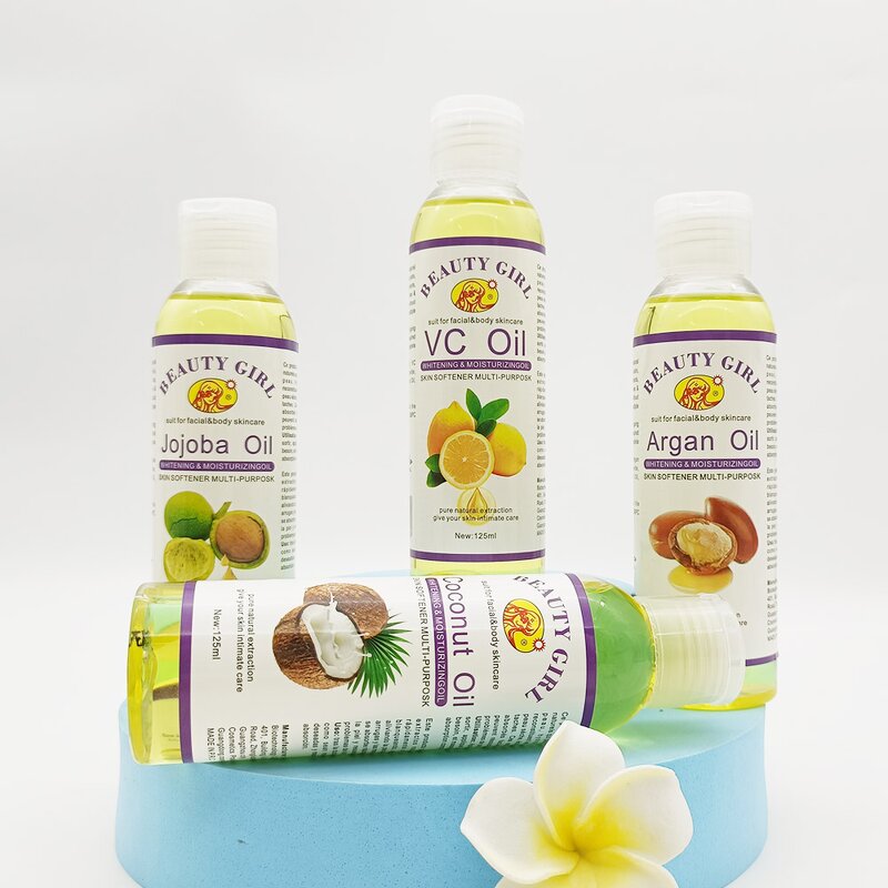 Body Oil Set - Manufacturer Ten Kinds Moisturize Whitening Mineral Oil 125ML Black Skin