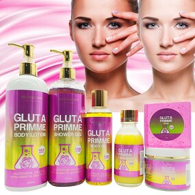 Gluta Primme Set - Manufacturer 5 Days Collagen Alpha Arbutin Milk Whitening Thailand
