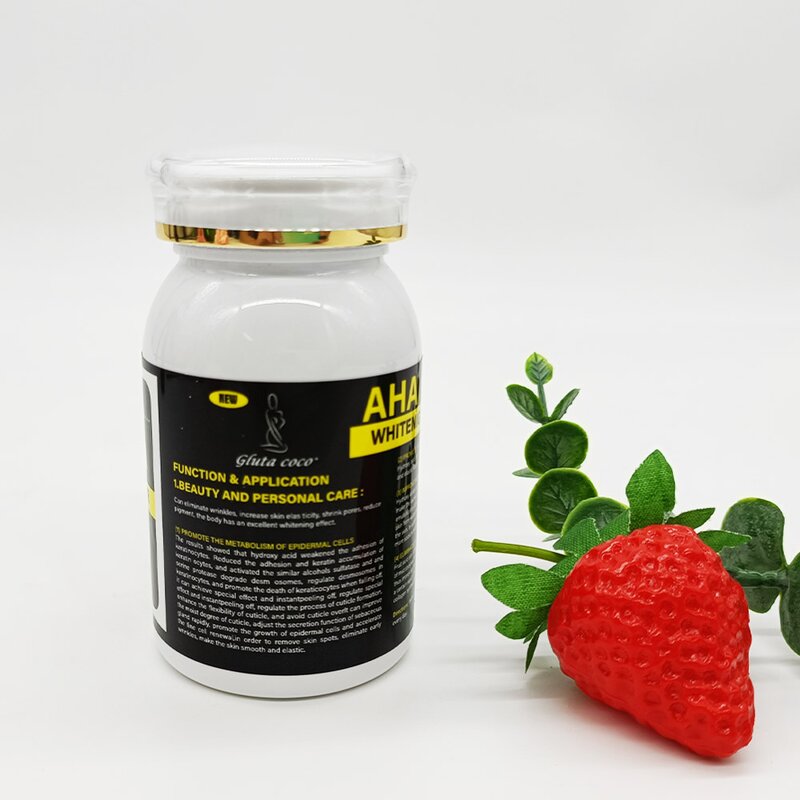 AHA Whitening Powder - Manufacturer Eliminating Wrinkles 100g for Black Skin